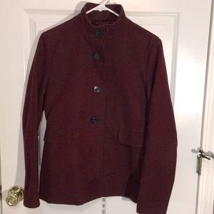 ⬇️💖Old navy burgundy wool jacket💖